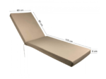 Sunbed mattress 6cm