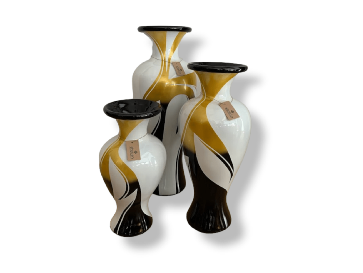 Ceramic vaze duco lines 96 CM
