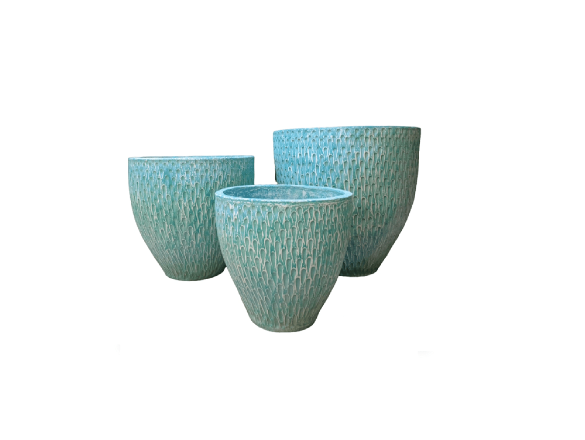 CERAMIC VASE 55 CM.