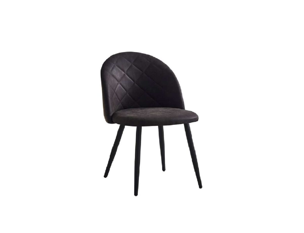 BELLA Chair Metal Black/Suede