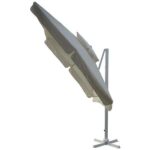 Square aluminum Umbrella with base Heavy type, professional