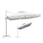 UMBRELLA Telescopic HANGING 3x3m Alu