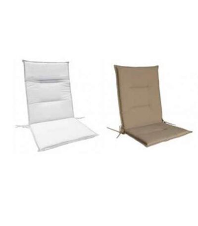 Cushion ivory/taupe for armchair/chair